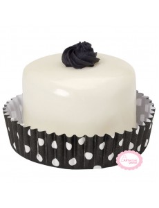 Formas Doces Preto Bolinhas